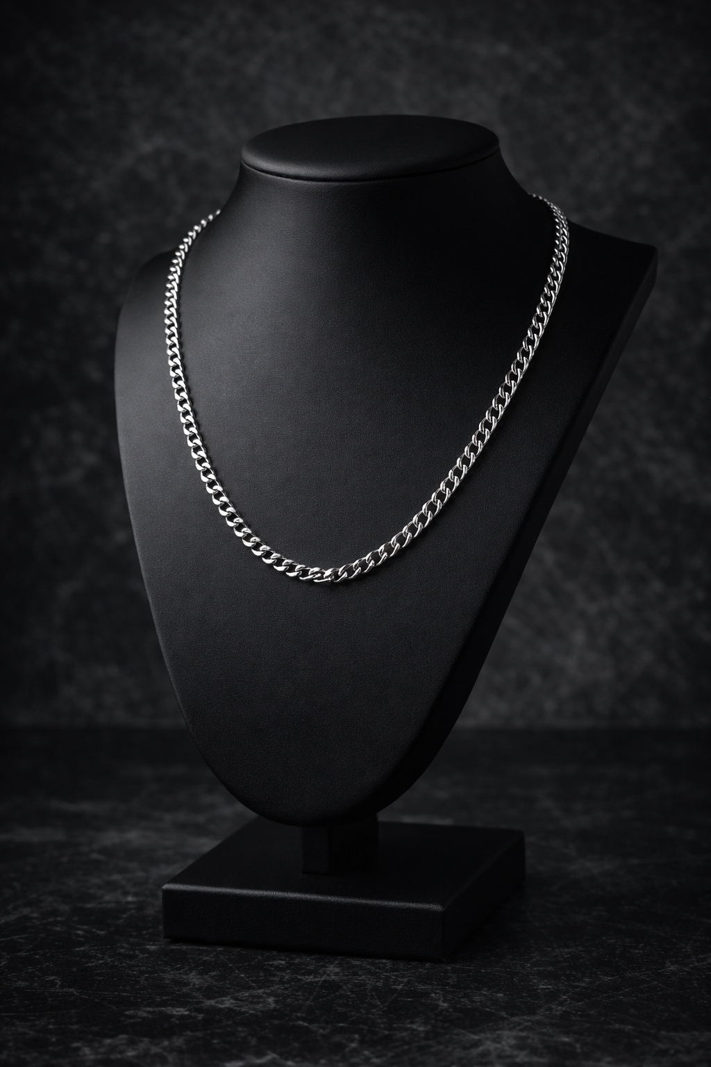 שרשרת אל חלד 316 איכותית לגבר - רוחב 5 מ"מ, אורך 60 ס"מ